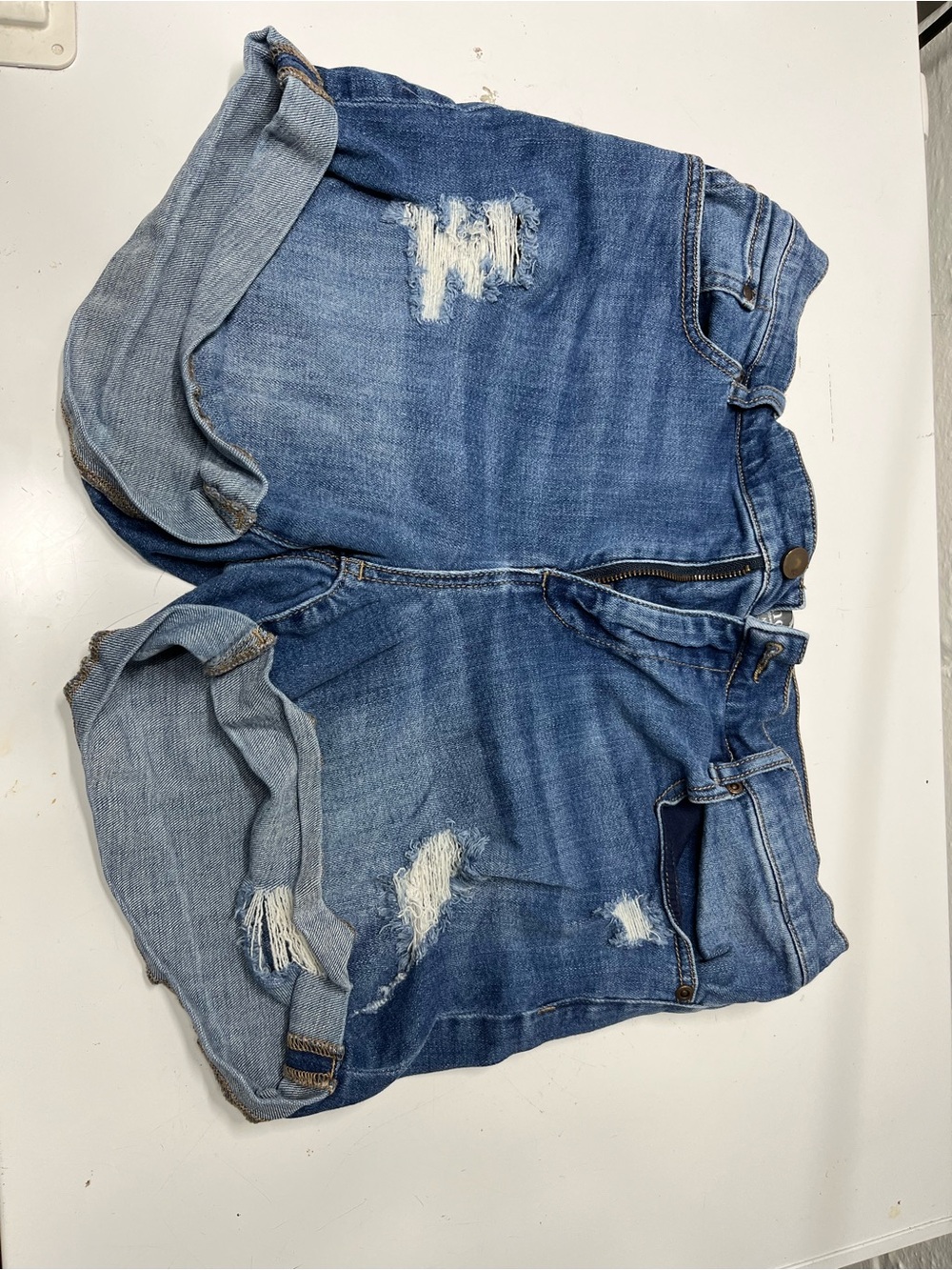Soho Blue Denim Shorts with Classic Five-Pocket Style
